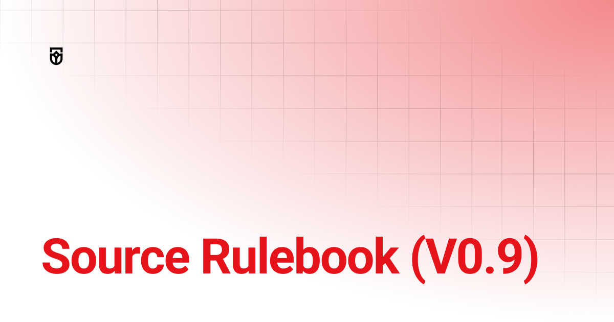 Source Rulebook (V0.9) | Documents